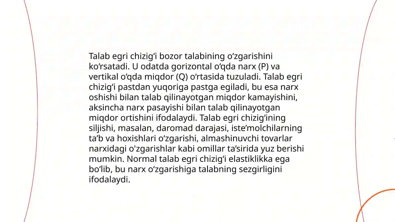 Talab va taklif nazariyasi 4