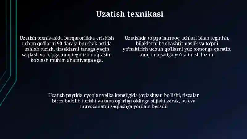 Voleybol ōyin texnikasiga ōrgatish 4