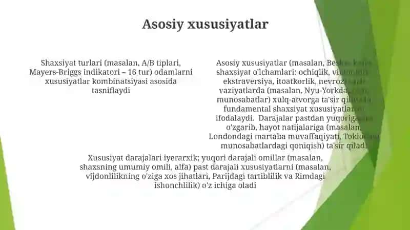 Sifat turlari va darajalari 4