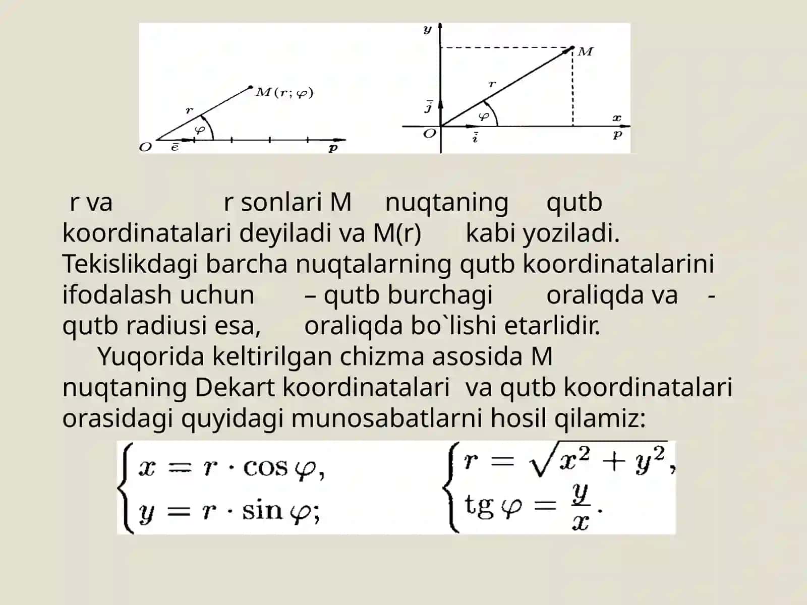 Asimtotik va no asimtotik yoʻnalishlar 2-tartibli chiziqlarning urinmasi maxsus yoʻnalishlar 2-tartib chiziq diametri 4
