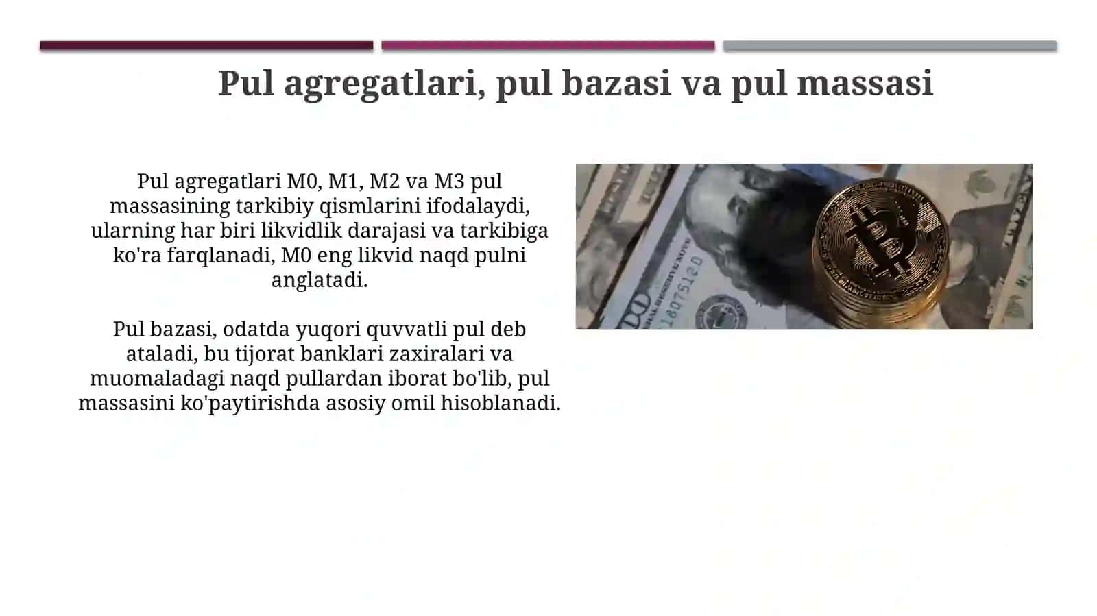 Pulmuomilasi, pul-kredittizimi va banklar 4