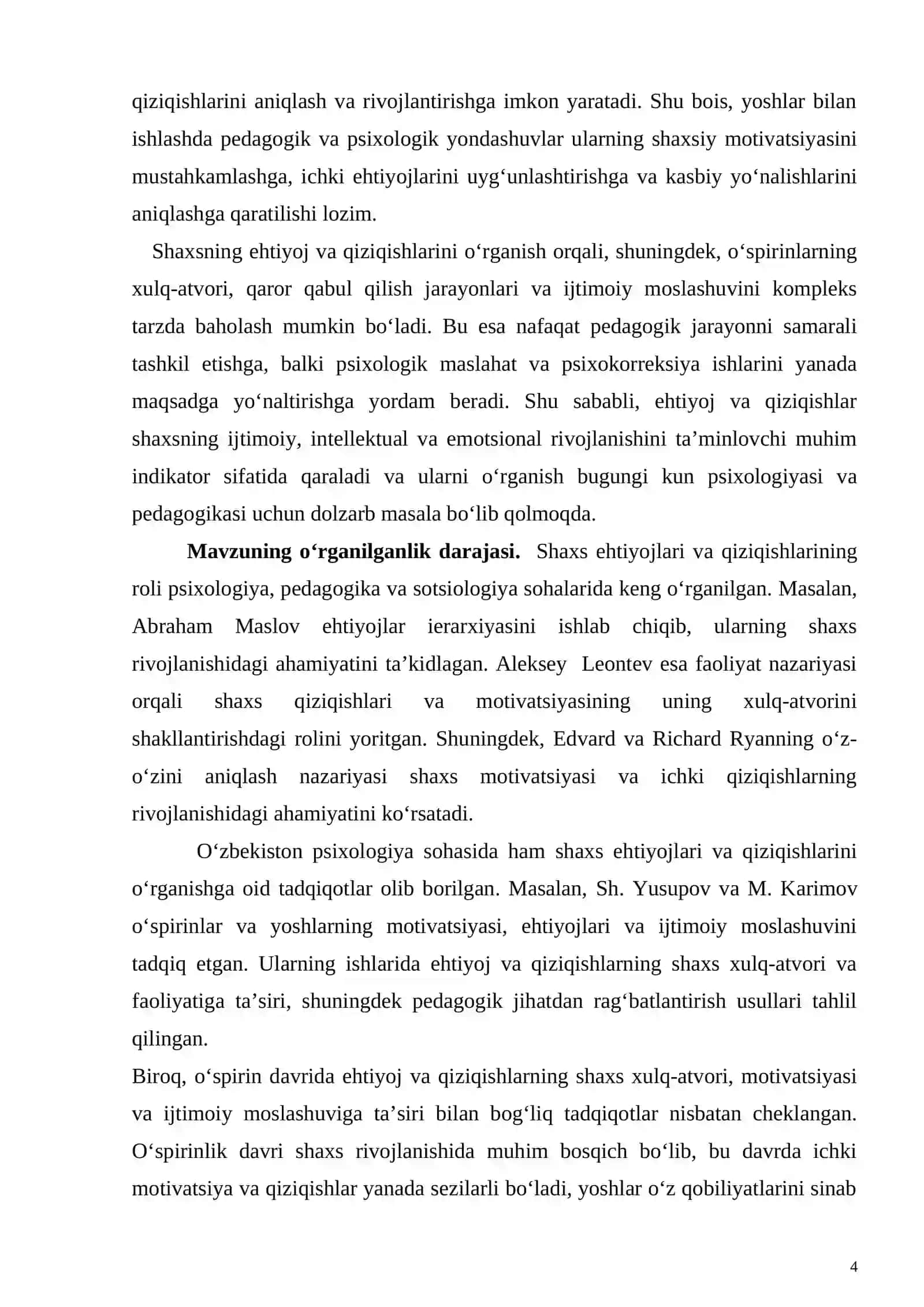 Shaxs rivojlanishida ehtiyoj va qiziqishlarning roli 4