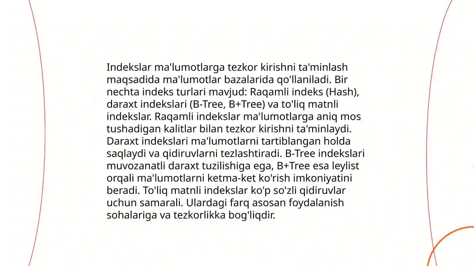 **INDEX ning vazifalari va imkoniyatlari** 4