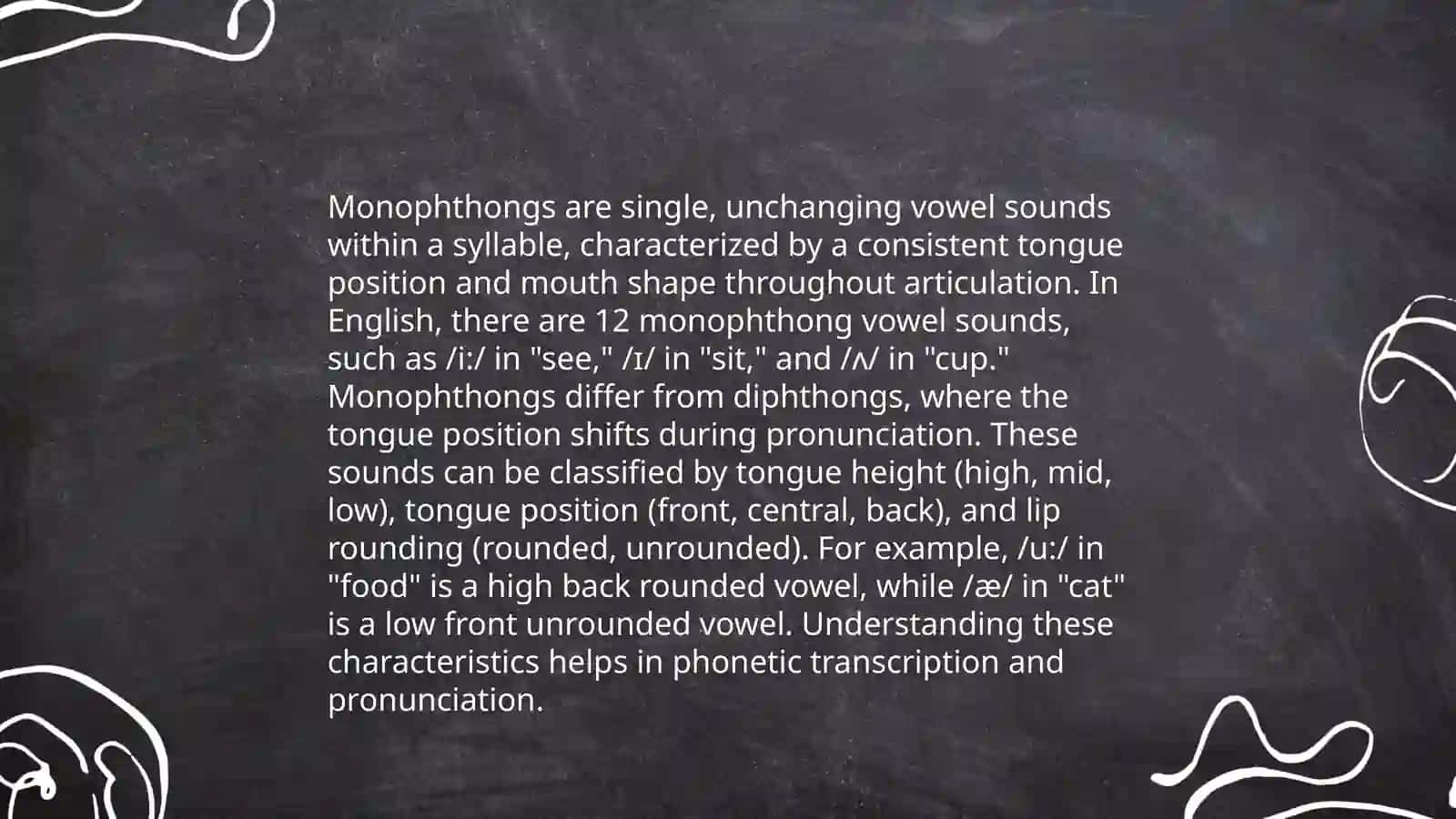 Monophthongs,diphthongs, triphthongs 4