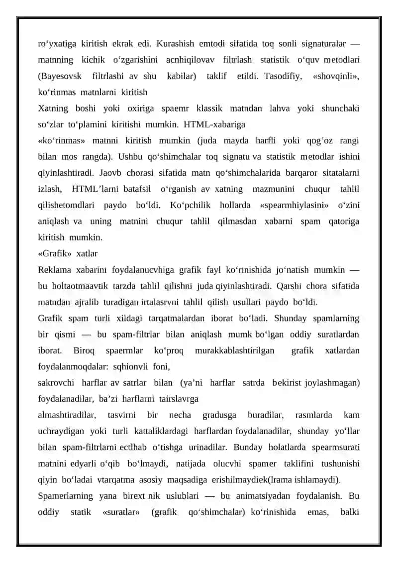 Spam tarqatish mеtodlari evolyutsiyasi 4