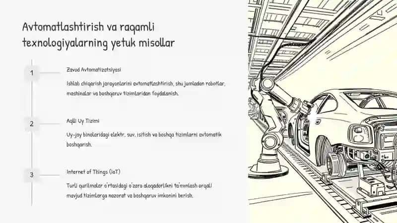 Avtomatlashtirish va yangi texnologiyalar. 4