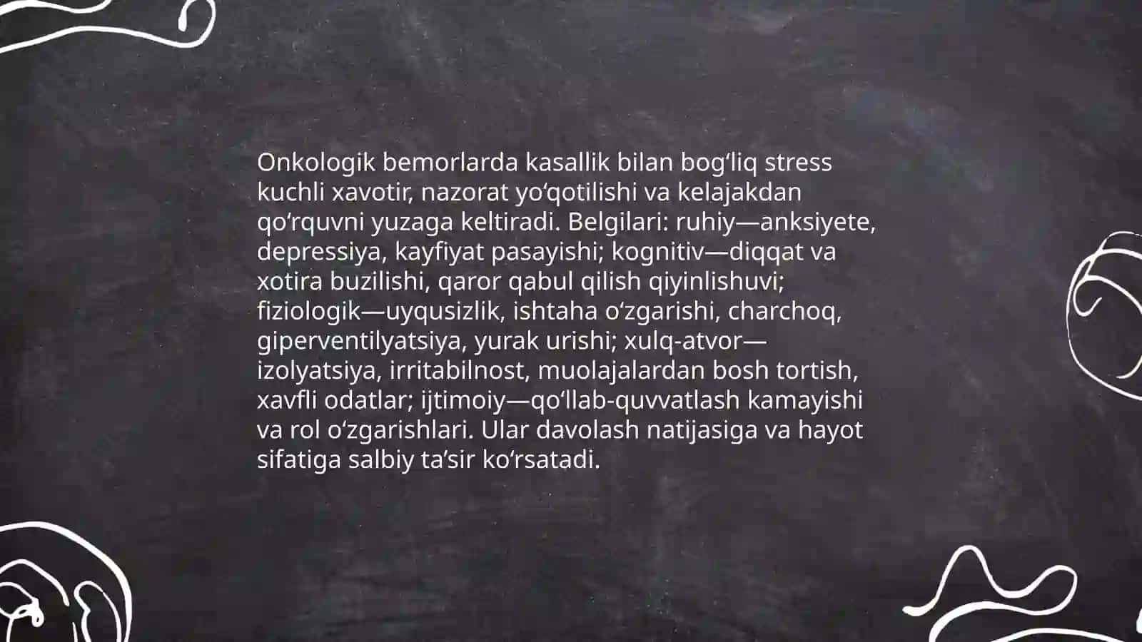 Onkologik bemorlarning psixologik xususiyatlarining o‘ziga xosligi 4