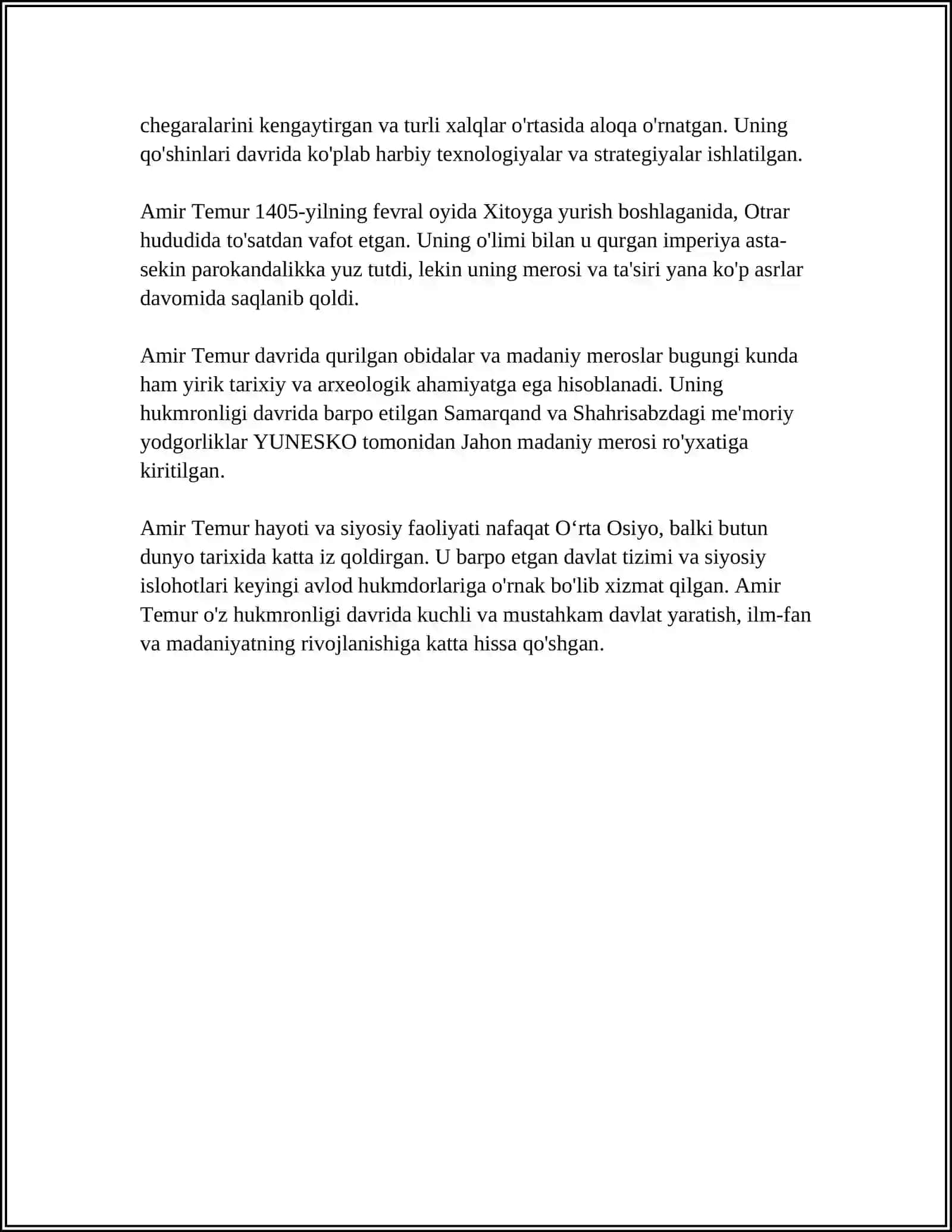 AMUR TEMUR BUYUK DAVLAT ARBOBI 4