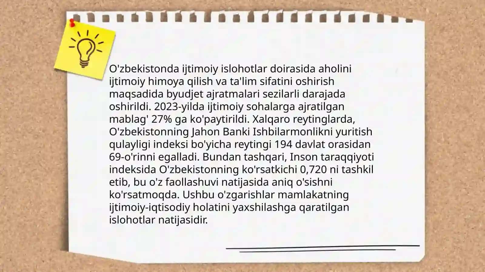 Yangi O'zbekistonda ijtimoiy- siyosiy iqtisodiy manaviy hayotda ro'y beryotgan o'zgarishlarning xalqaro reytingi indekslarda aks etishi 4