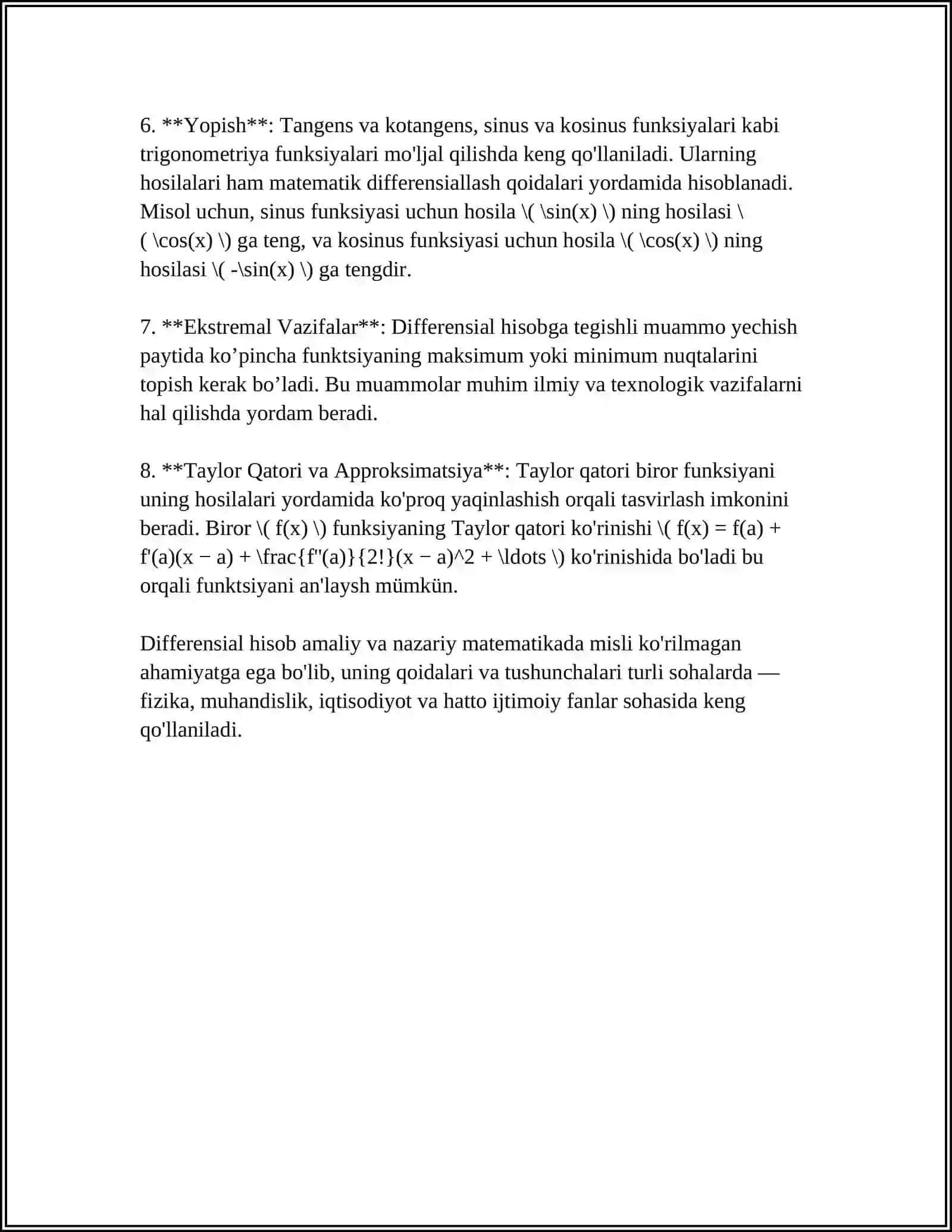 GENETIKADA DIFFERENSIAL HISOB TADBIQLARI 4