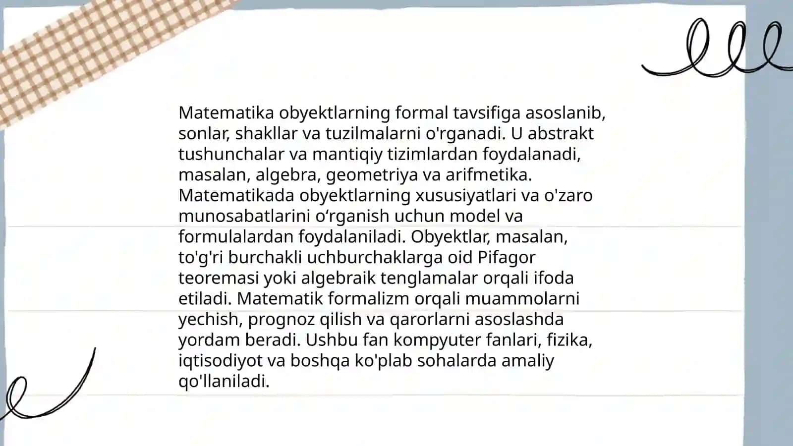 Matematik fanlarning obyektlari va ularning mavjudlik muamolari 4