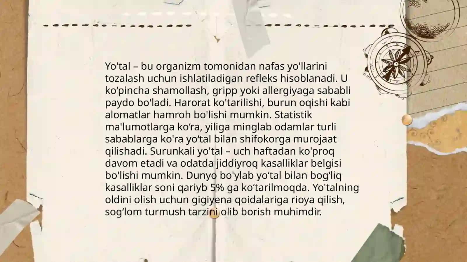 Bolalarda nafas olish tizimining kasalliklarining asosiy begilari 4