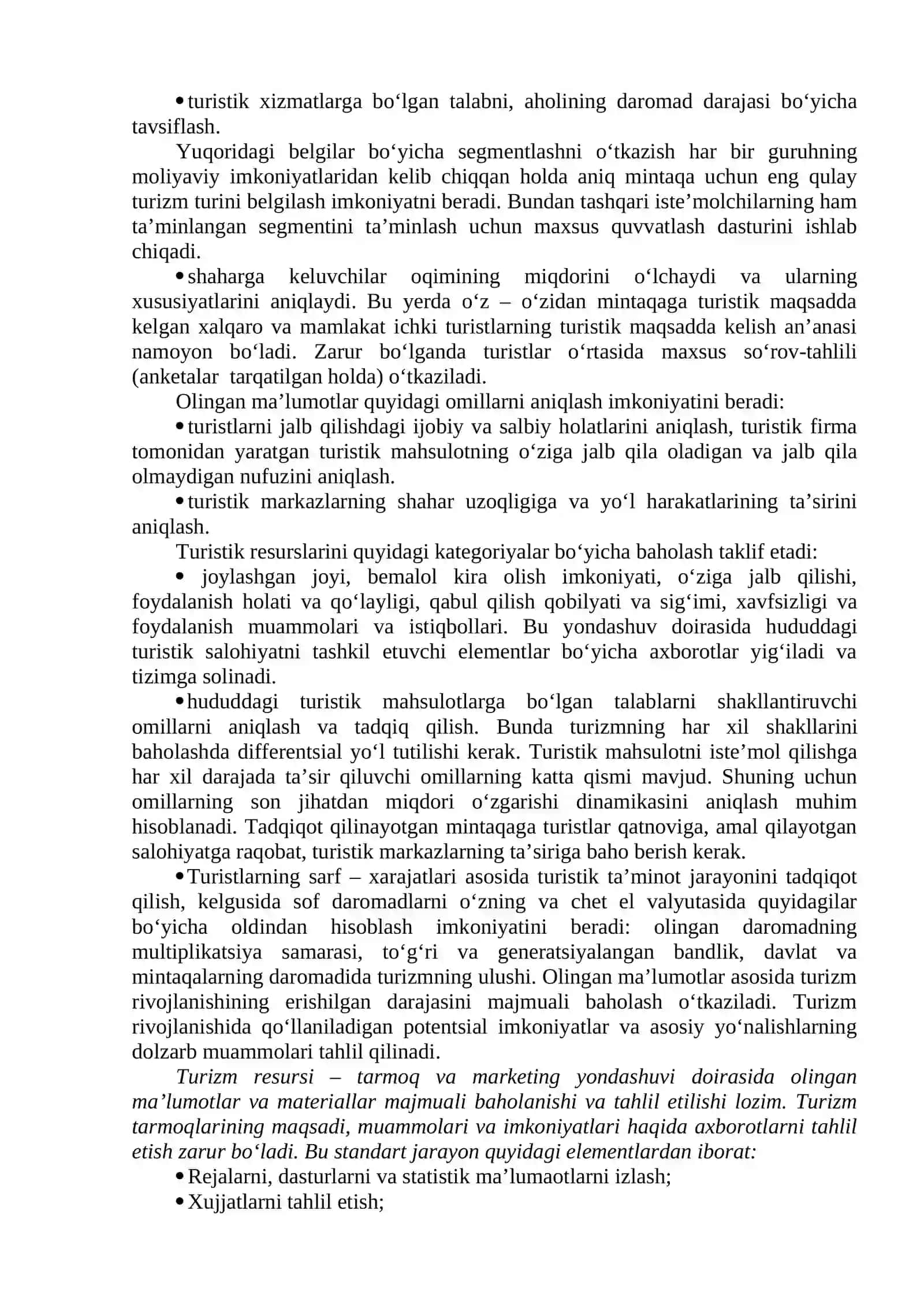 TURIZMNI REJALASHTIRISHNING TAMOYILLARI 4