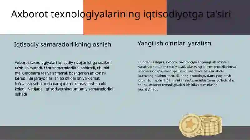 Axborot-kommunikatsion texnologiyalar va tizimlar 4