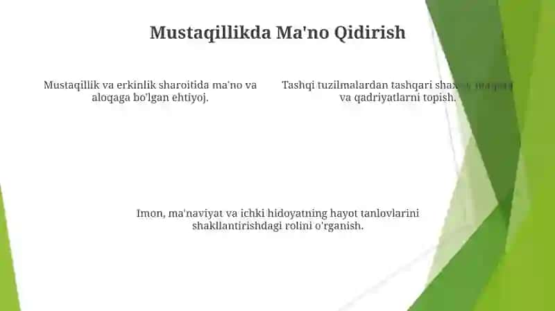 Mustaqillik sharoitida ma'naviyat masalalarining dolzarbligi va buning sabablari 4