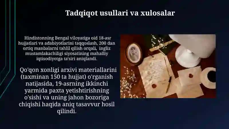 Kolonial davr tarixiga oid rasmiy hujjatlar va adabiyotlar 4