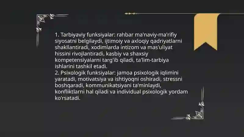 Boshqaruvning pedagogik-psixologik tamoyillari 4