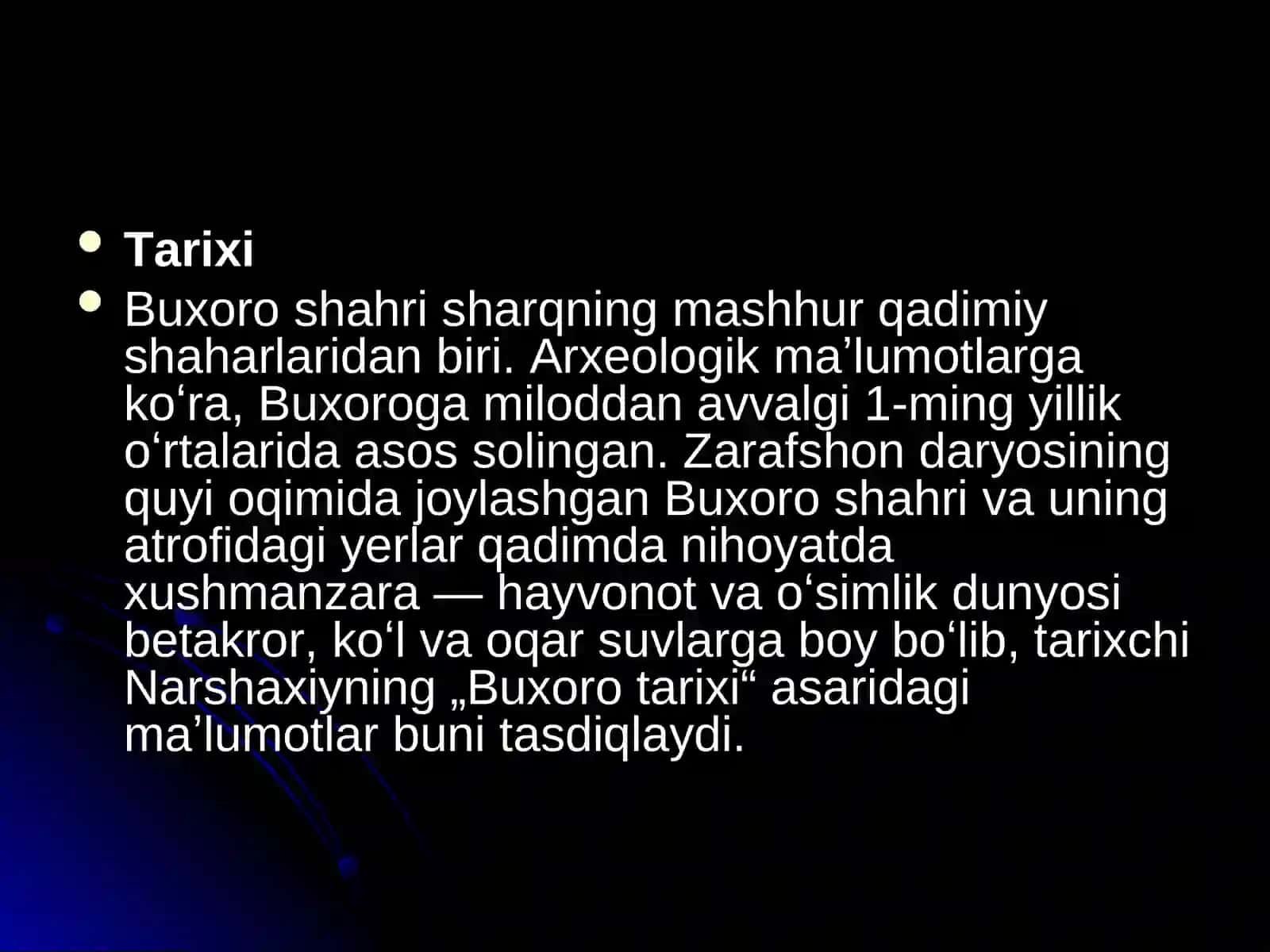 Buxoro vohasi arxeologik manzilgohlari va uning fandagi ahamiyati 4