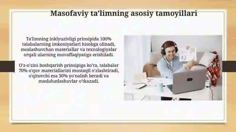 Masofaviy ta’limni tashkil etish va boshqarish 4