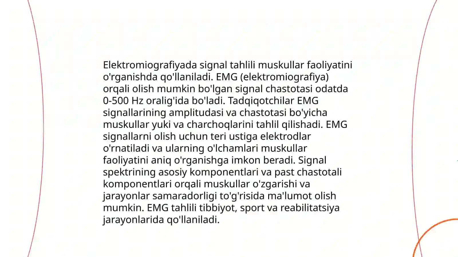 Elektromiografiya, Elektrokardiografiya, Elektrookulografiya 4