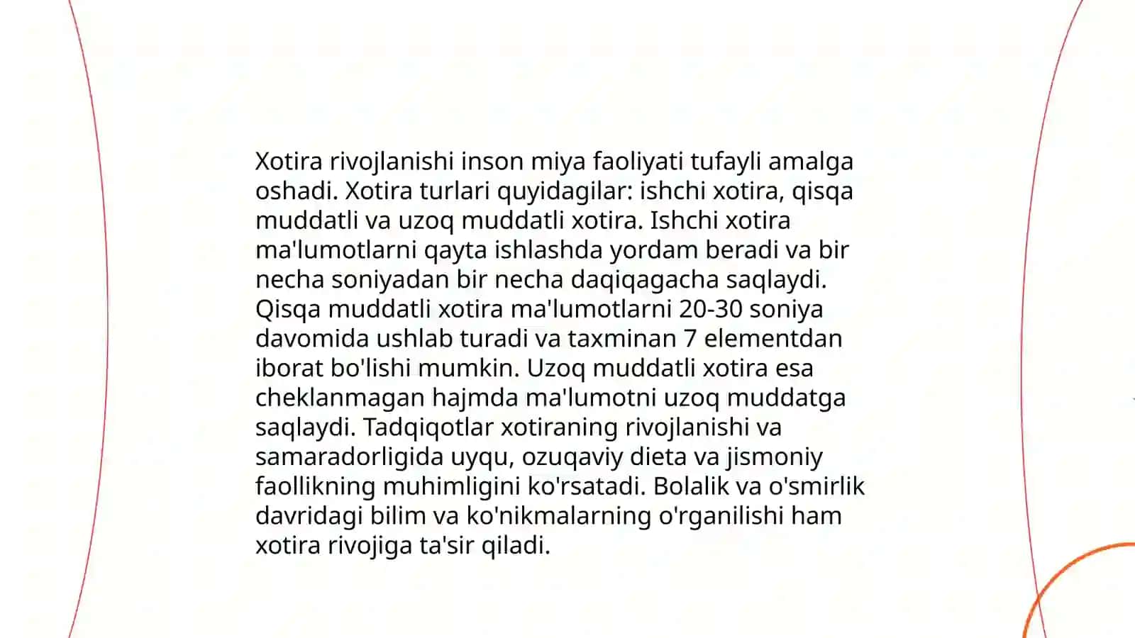 Kichik maktab yoshidagi o'quvchlar psixikasi 4