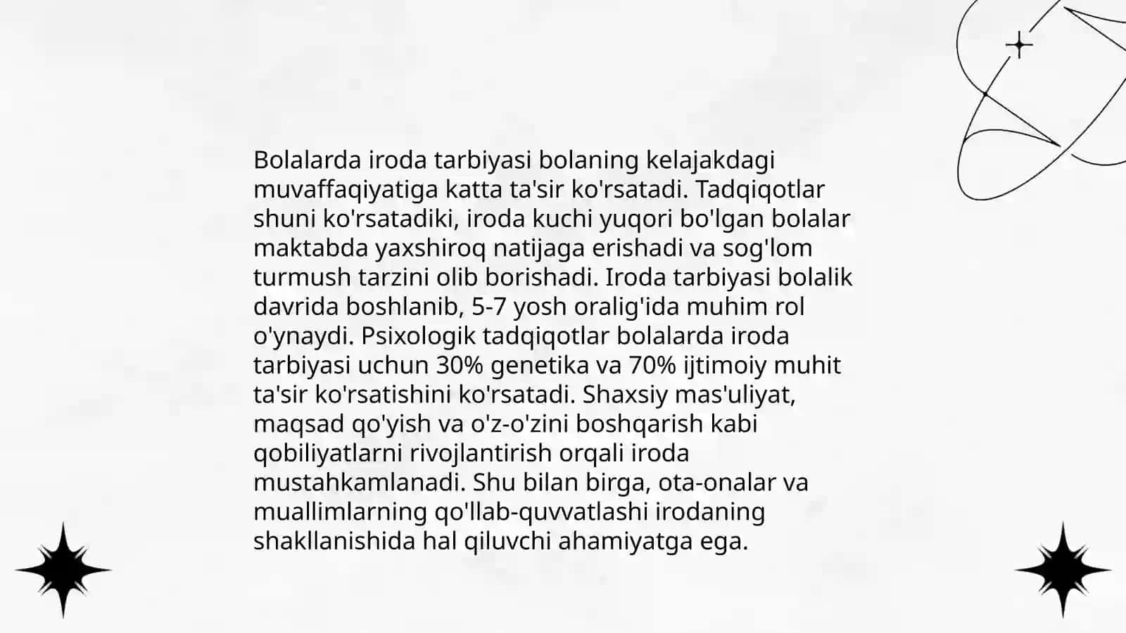 Bolani maktabda o'qishiga axloqiy-irodaviy tayyorgarlik 4