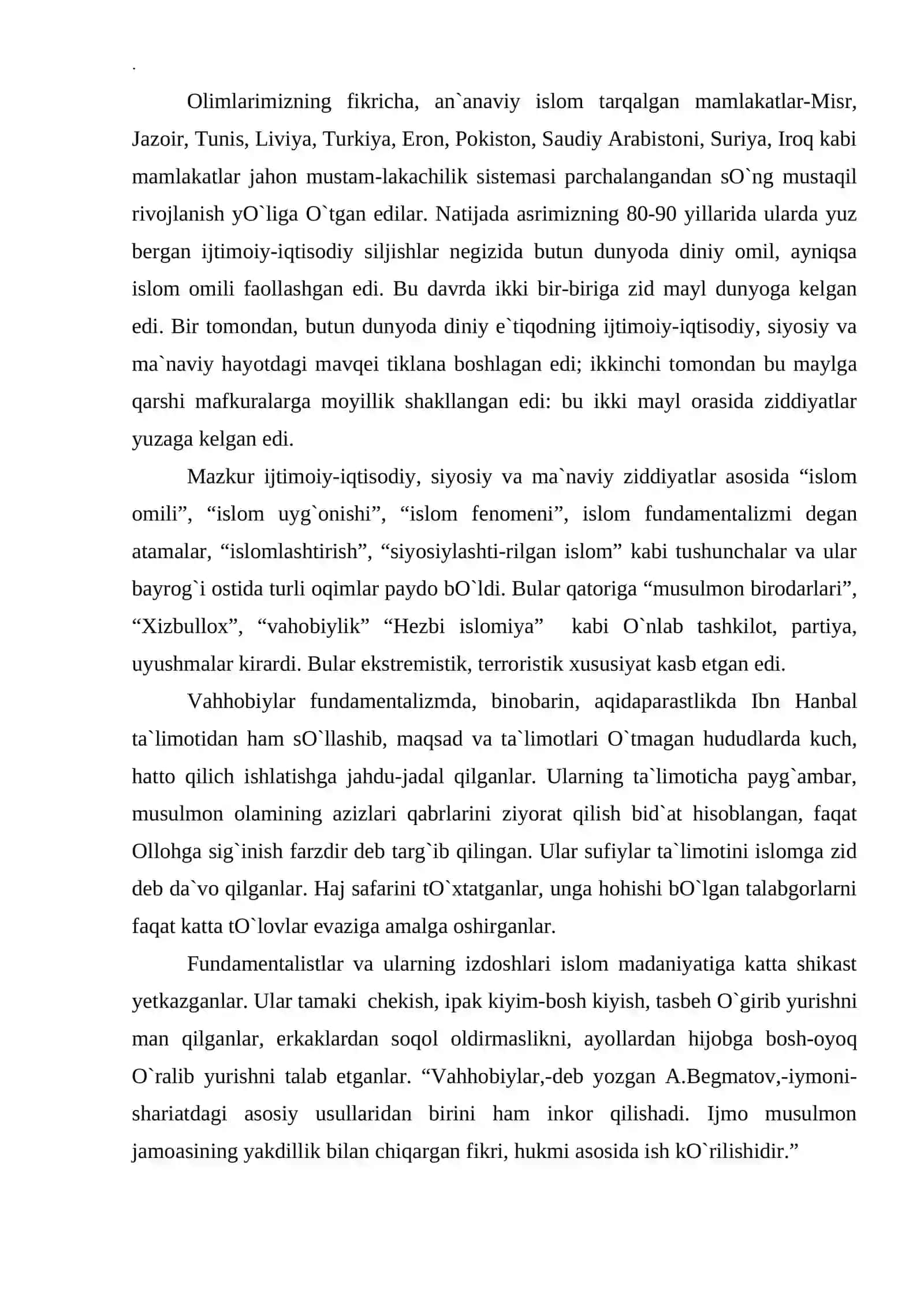 DINIY EKSTREMIZM VA TERRORIZMNING MOHIYATI 4
