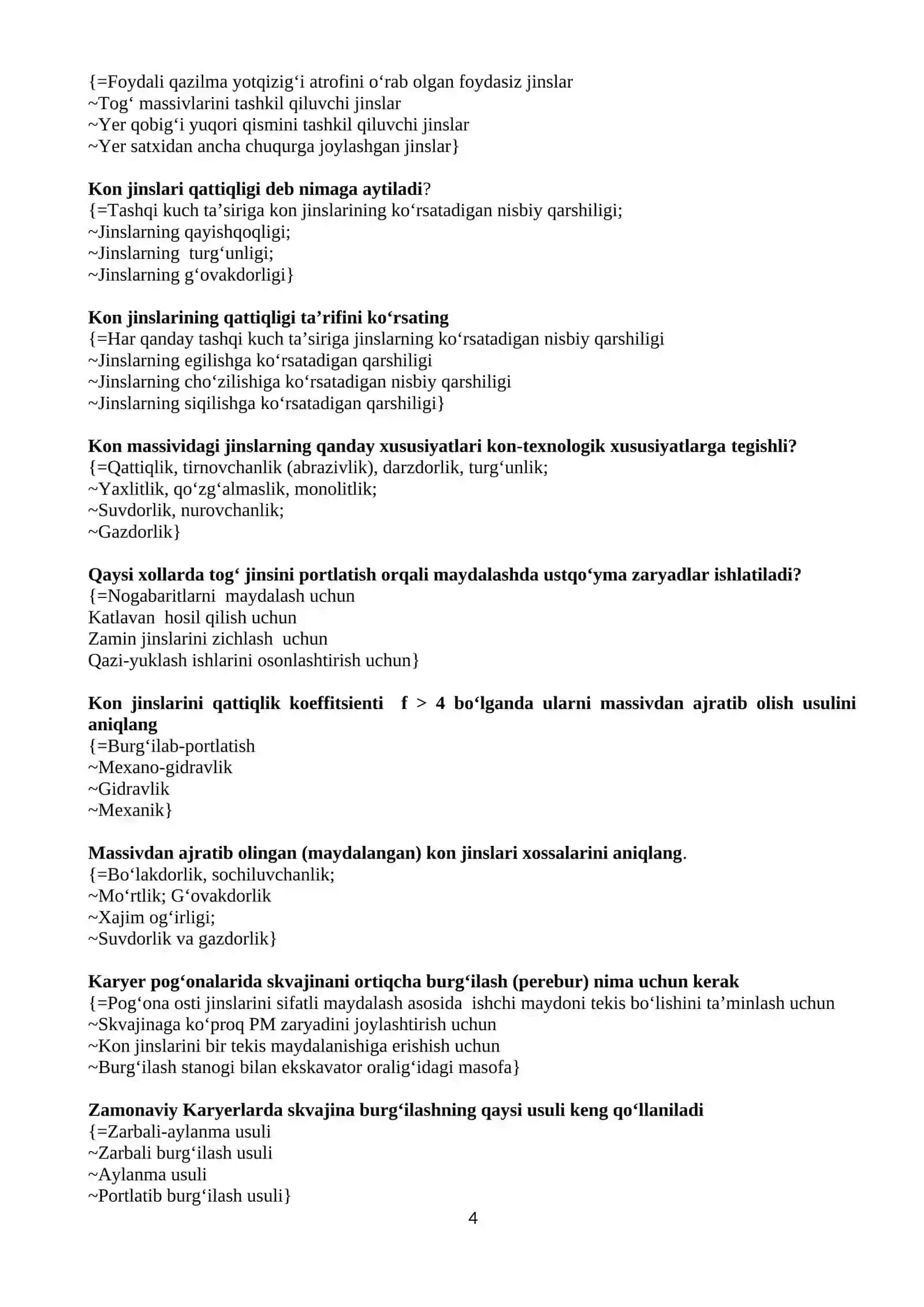 Оchiq kоn ishlаri 4
