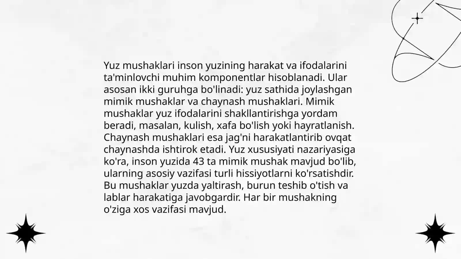 Mimika mushaklari va ularning xususiyatlari 4