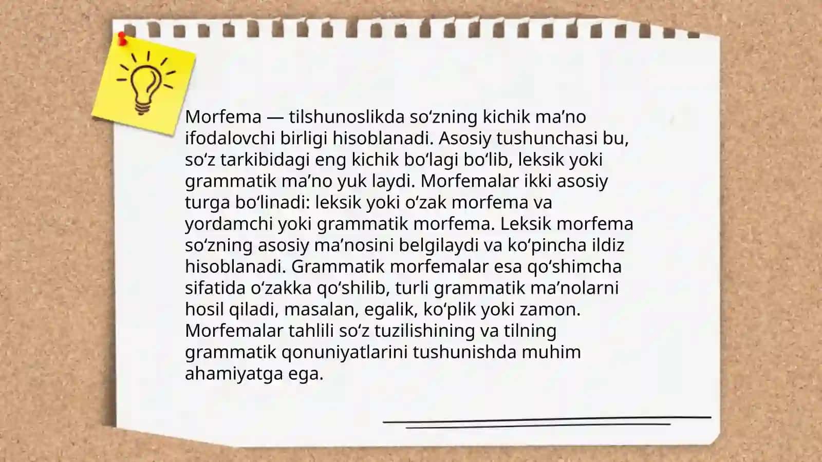 Qo‘shimcha va Morfema 4