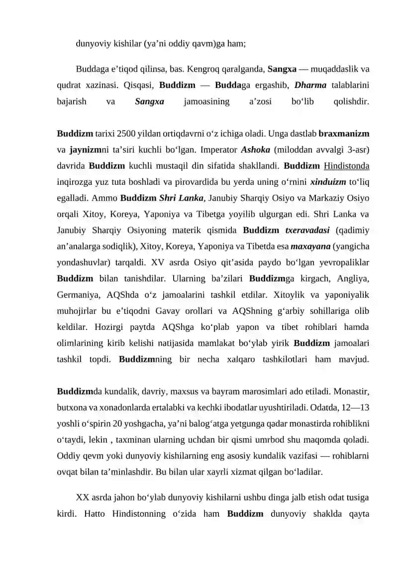 Buddizm dini va ta’limoti 4