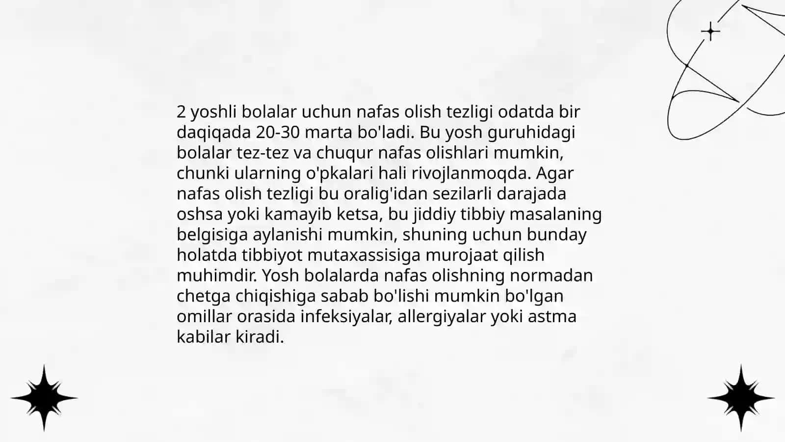 Nafas tizimining yosh xususiyatlari va gigiyenasi 4