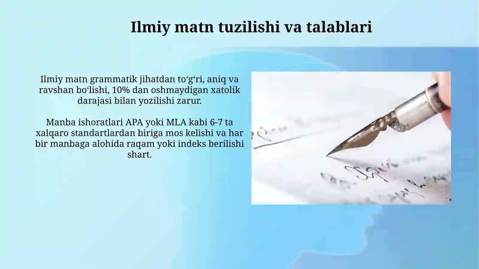 Akademik yozish shakllari 4
