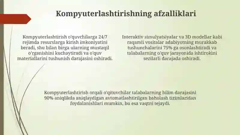Adabiyot o‘qitishda darslarini kompyuterlashtirish 4