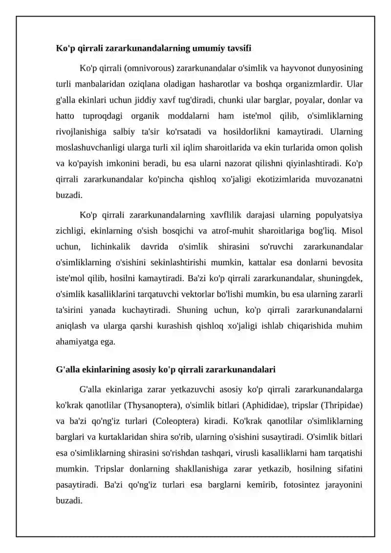 Dala ekinlarning hammaxo'r zararkunandalari 4