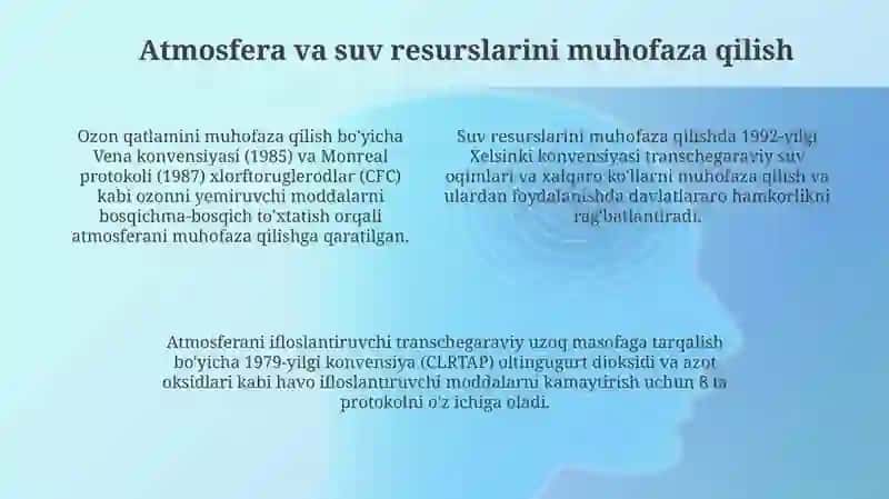 ATROF MUHIT MUHOFAZASI BOYICHA XALQARO BITIM VA KONVENSIYALAR 4