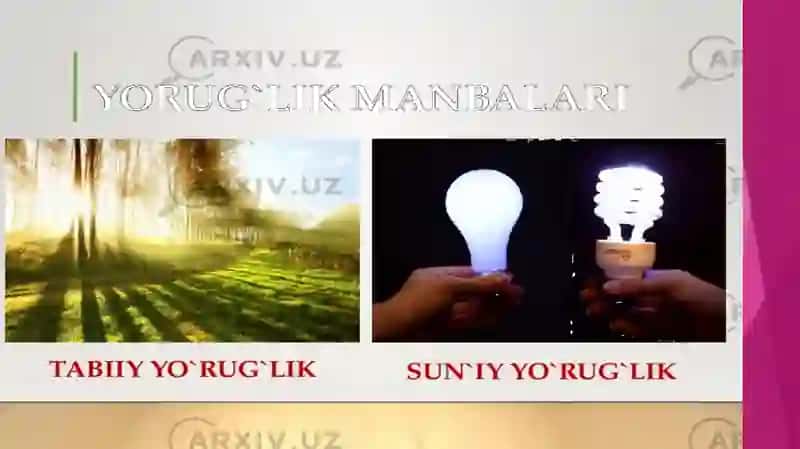 Sun'iy yoritish me’yorlari 4