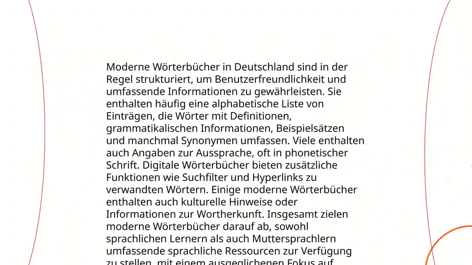 Wörterbuchtypologie der modernen deutschen Lexikographie 4
