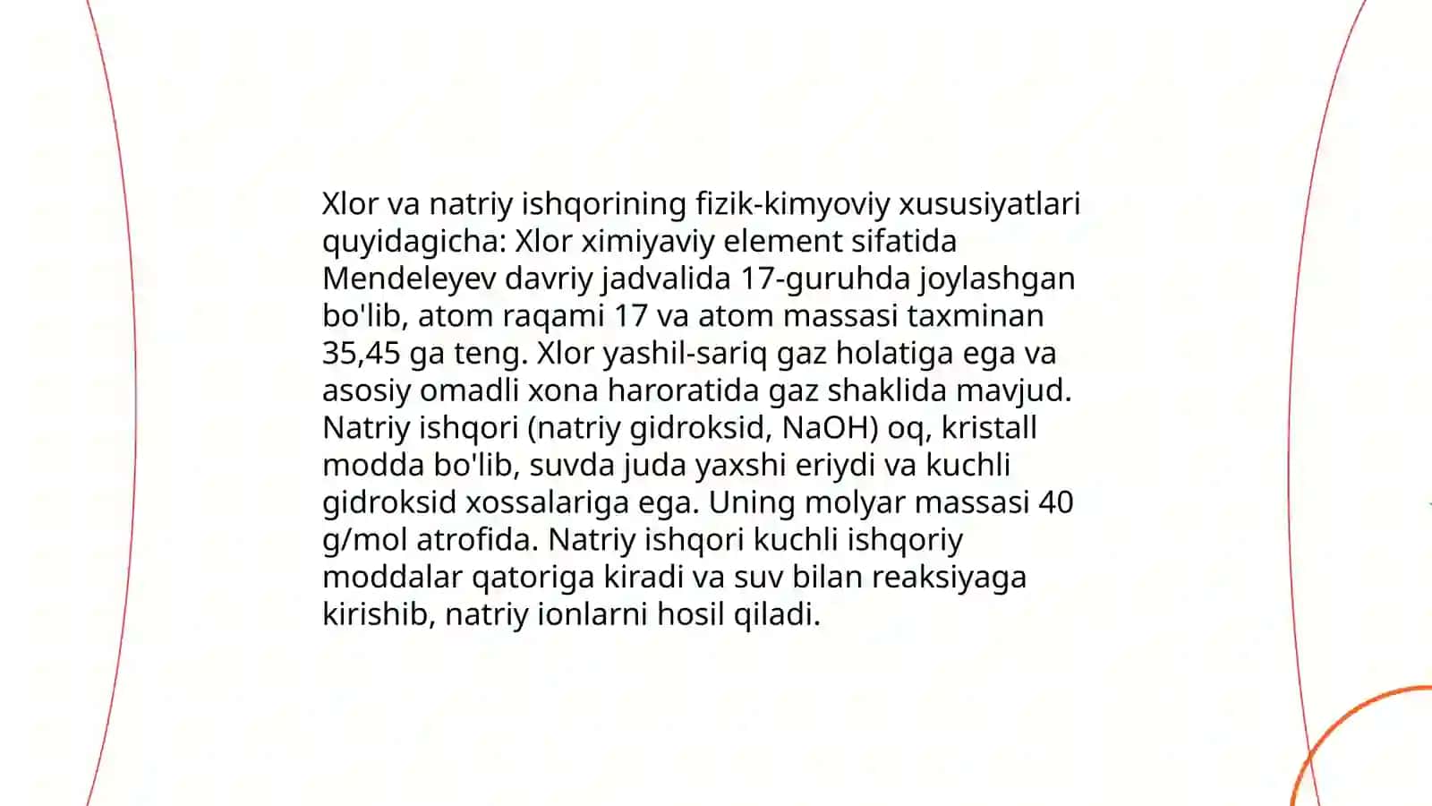 Xlor va natriy ishqorining elektrokimyoviy ishlab chiqarish 4