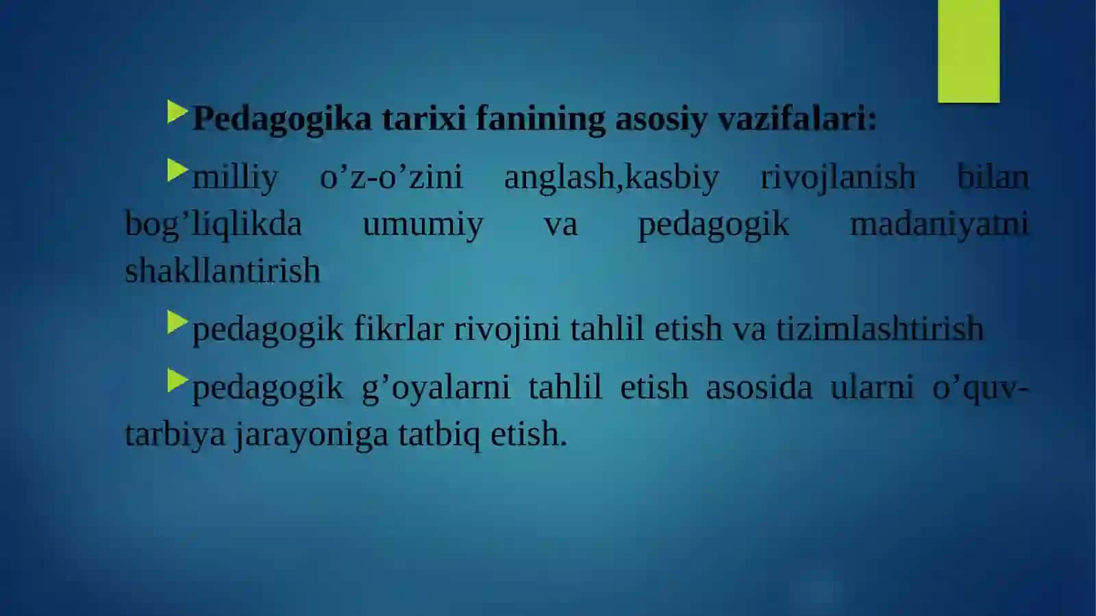 Pedagogika tarixi-fan si. Ibtidoiy jamaat tarbiya 4