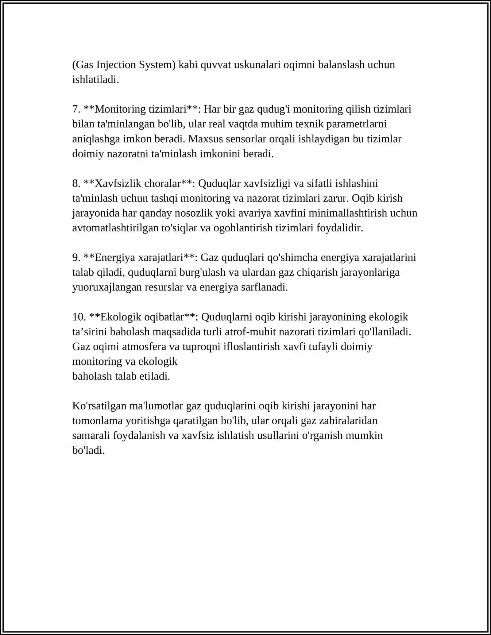 GAZNI QUDUQA OQIB KIRISH MASALALARINI YAQINLASHISH USULLARI BILAN YECHISH 4