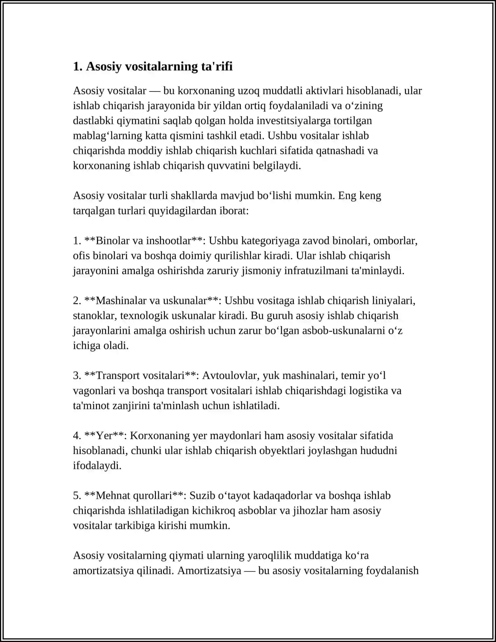 ASOSIY VOSITALARNING BAHOLANISHI VA ULARNING HISOBGA OLISH VAZIFALARI 4