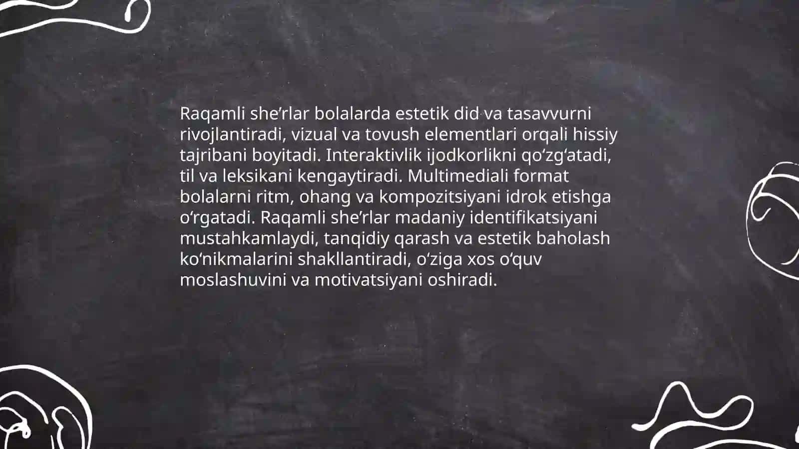 Bolalar adabiyoti shakliy izlanish va raqamli she'rlarning o'rni va ahamiyati 4