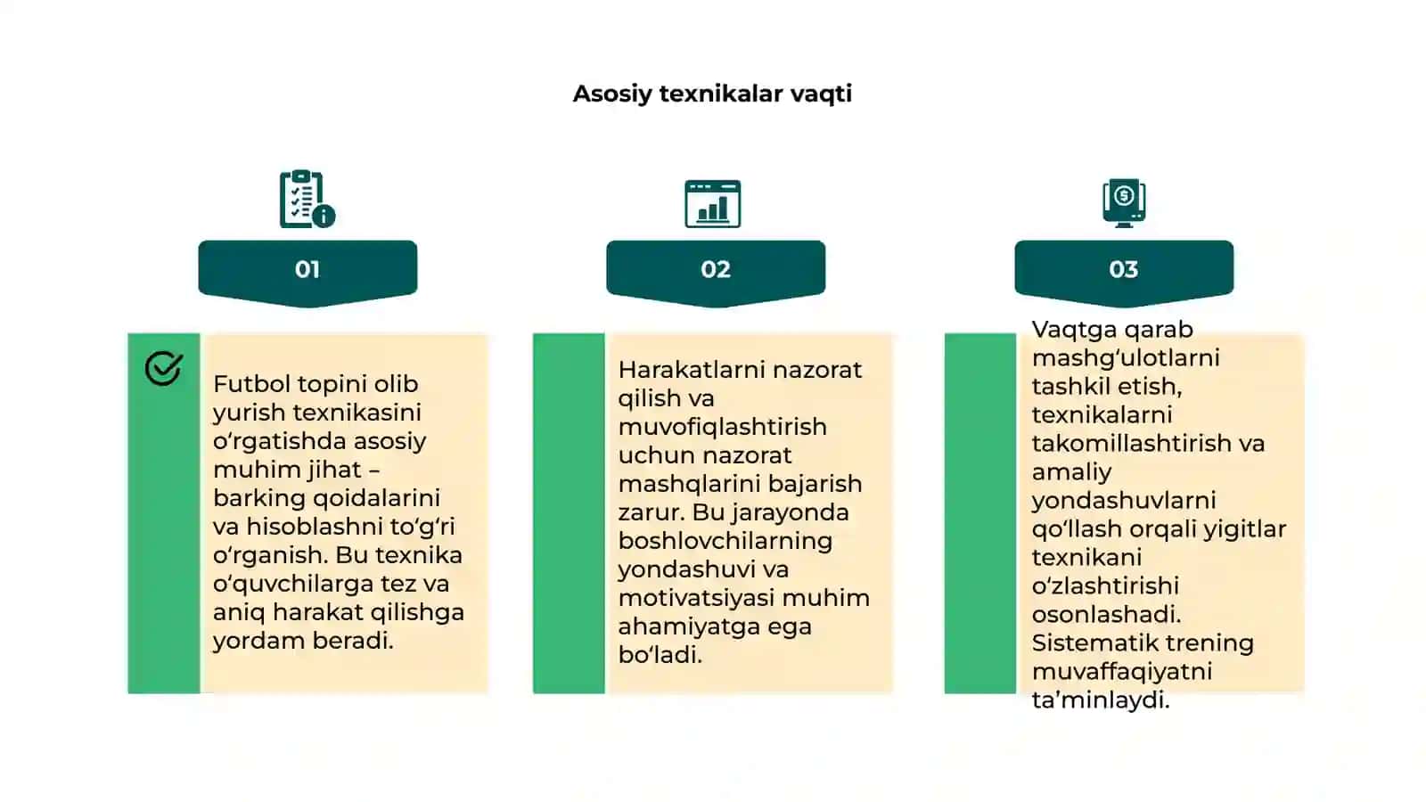 Futbol topini olib yurish texnikasini orgatish metodikasi 4