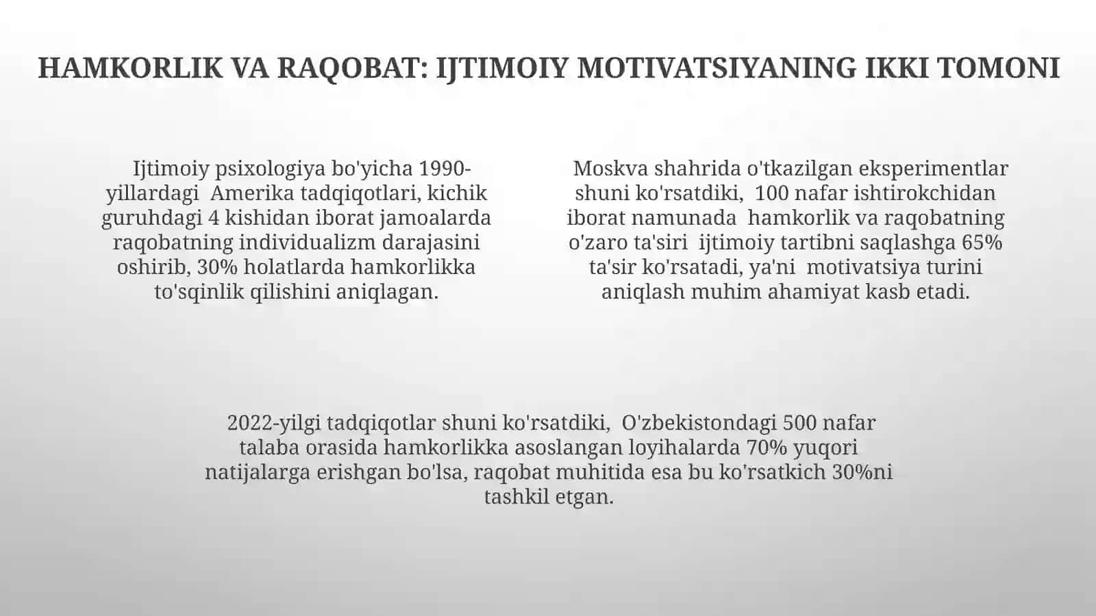 Insonning ijtimoiymotivatsiyasi va ijtimoiy tartibni saqlash 4