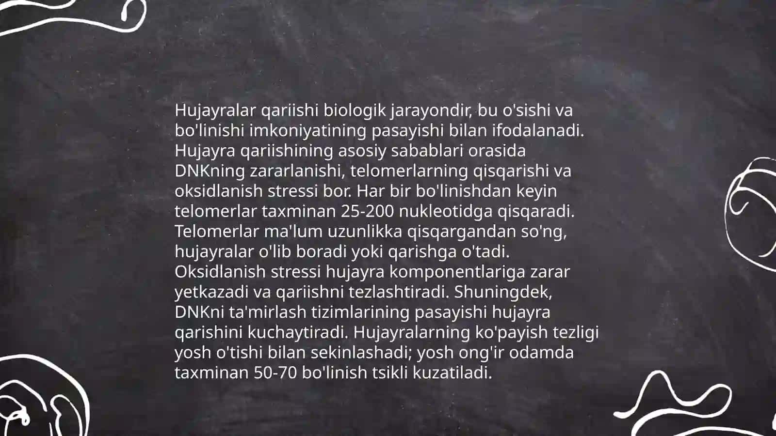 QARISH NAZARIYASI. REGENERATSIYA. GAMEOSTAZ. TRANSPLANTATSIYA 4