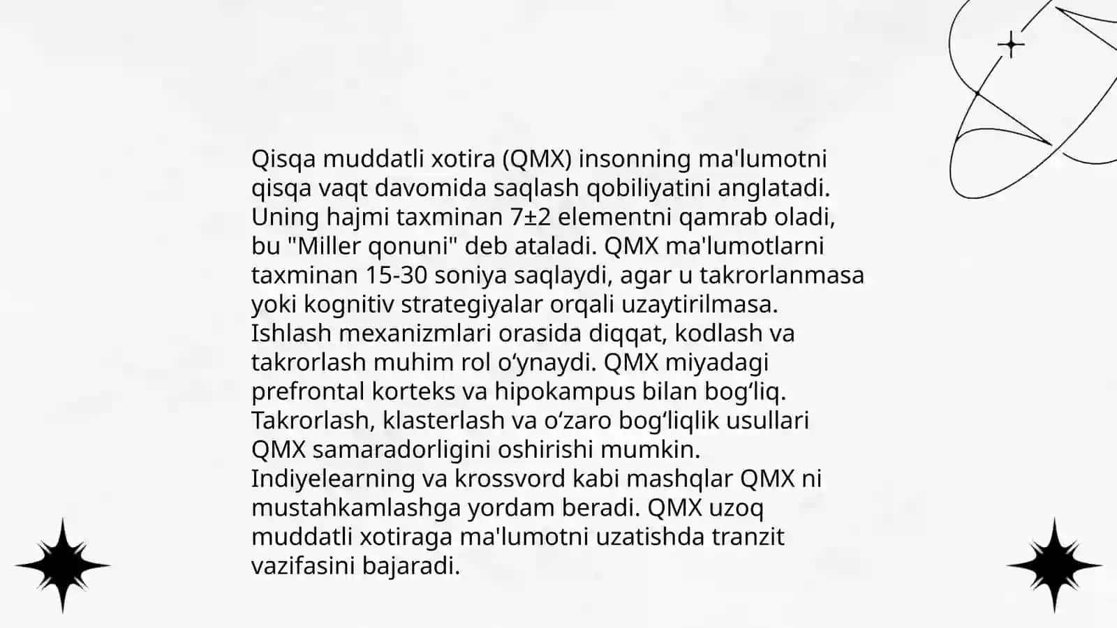 Xotira mexanizmlari 4