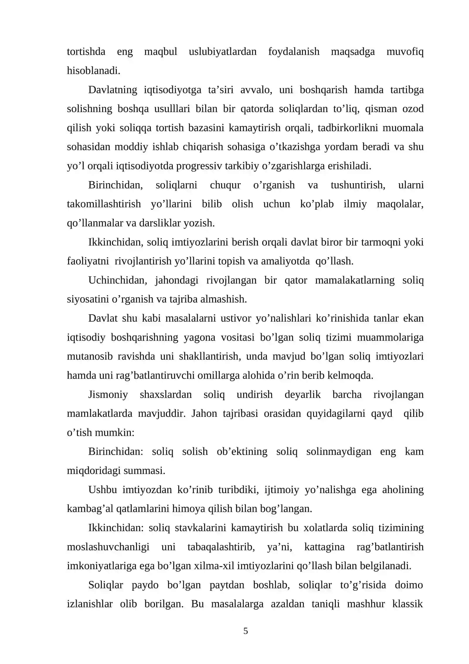 Jismoniy shaxslarning mulkiy daromadlarini soliqqa tortish uslubiyatini takomillashtirish 4