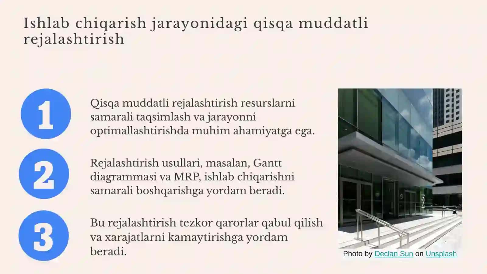 Qisqa va uzoq muddatlarda ishlab chiqarish 4
