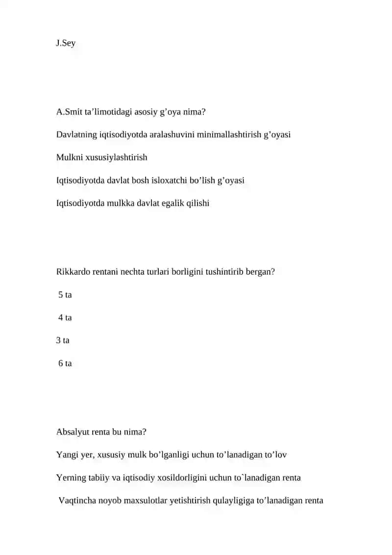 Iqtisodiy ta’limodlar tarixi 4